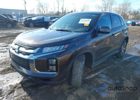 2020 Mitsubishi Outlander Sport 2.0 Es из США, поврежденный, VIN JA4AP3AU4LU010640